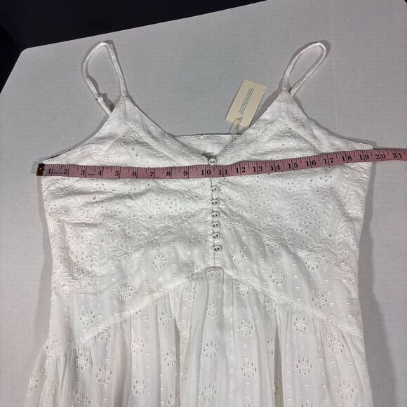Sundance White Eyelet Arezzo Dress NEW Size Large - Picture 13 of 13